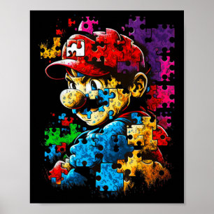 Autism Gamer Navigating Autism T Autism Mom Dad Ga Poster