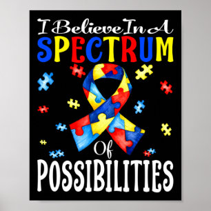 Autism Gift With Quote For Mental Health Spectrum Poster