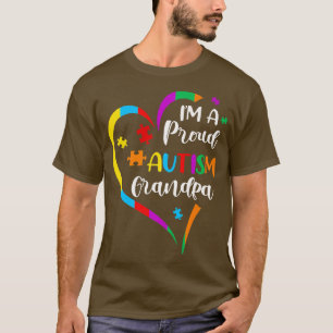 Autism Gifts For Men ADHD Awareness Grandpa Aspie T-Shirt
