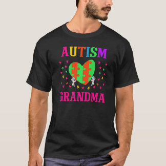 Autism Grandma Nana Mimi Grandmother Autistic Acce T-Shirt
