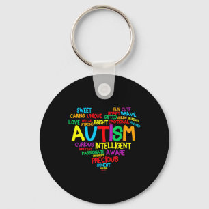 Autism Heart Autism Awareness Proud Autism Mom Gif Keychain