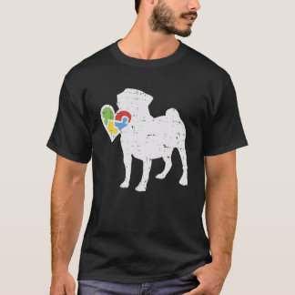 Autism Heart Pug Shirt Awareness Dog Lover Autisti