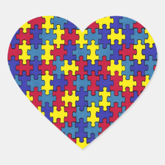 Autism Heart Sticker