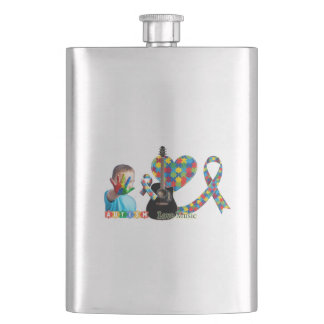 Autism Hip Flask