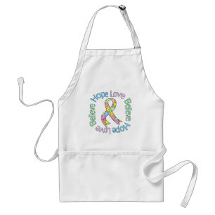 Autism Hope Love Believe Standard Apron