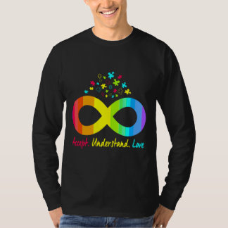 Autism Infinity Puzzle Symbol Autism Accept Underr T-Shirt