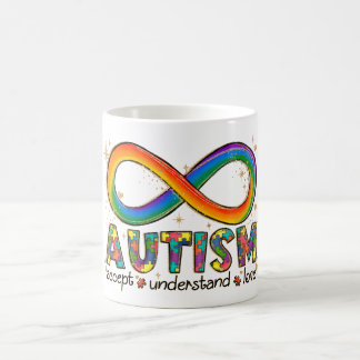 Autism Infinity Symbol Accept, Understand, Love Coffee Mug