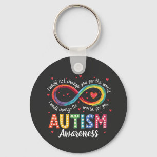 Autism Infinity Symbol Autism Awareness Month Keychain