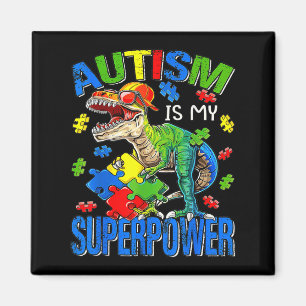 Autism Is My Superpower Autism Awareness Boys Kids Magnet