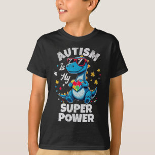 Autism Is My Superpower Autism Awareness Funny Boy T-Shirt