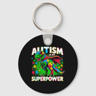 Autism Is My Superpower Autism Awareness Keychain