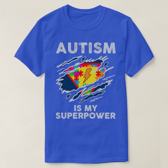 Autism is my superpower T-Shirt (Design Front)