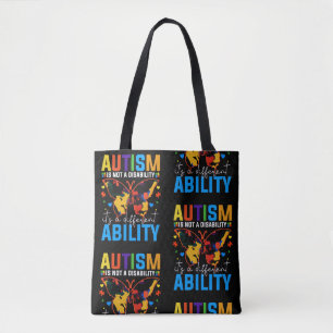 Autism Is Not A Disability It Is A Different Tote Bag