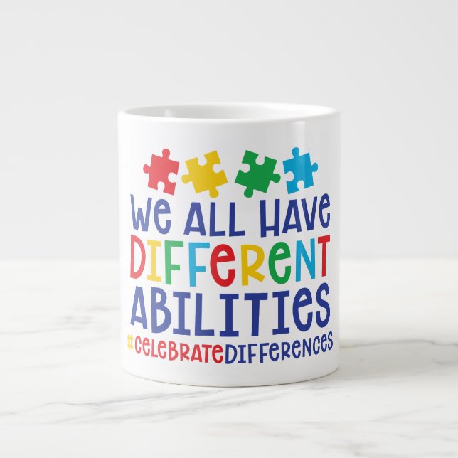 Autism Jumbo Mug (Front)