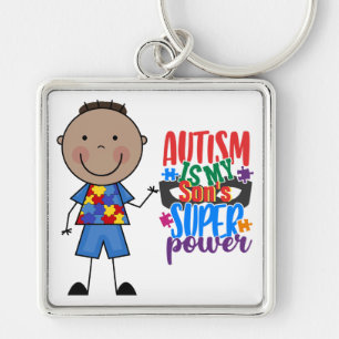 Autism -Keep or Create Your Own Keychain