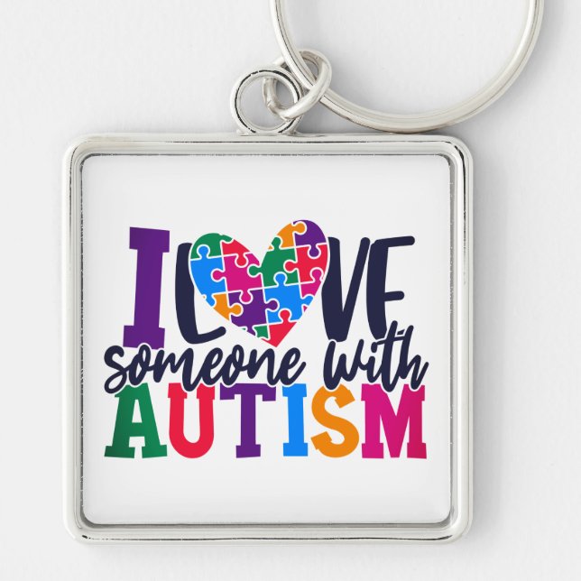 Autism -Keep or Create Your Own Keychain (Front)