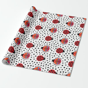 Autism Ladybug Different Is Beautiful Diversity Wrapping Paper