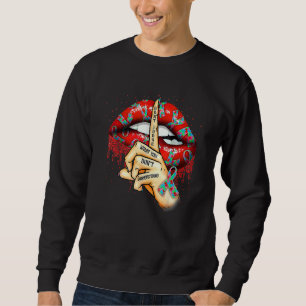 Autism Lips Don't Judge What You Don't Understand Sweatshirt