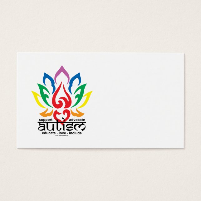 Autism Lotus Flower (Front)