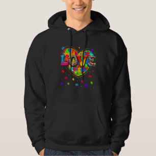 Autism Love Heart Autism Awareness Month For Men W Hoodie
