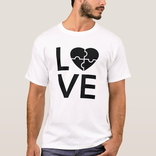 Autism Love T-Shirt (Front)