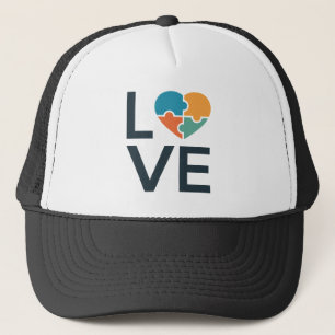 Autism Love Trucker Hat