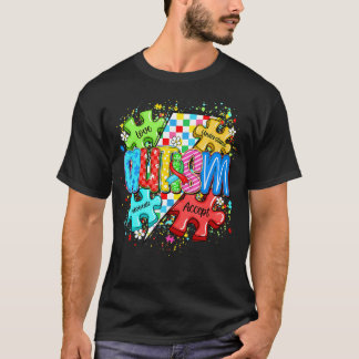 Autism Love Understand Accept Advocate Awareness T-Shirt