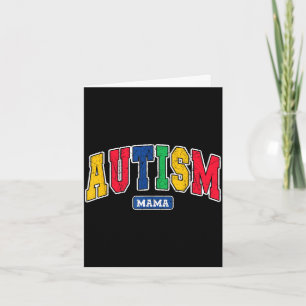 Autism mama ausome mom awareness mother be kind card