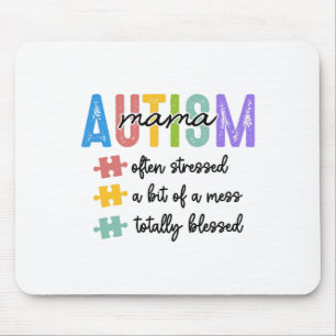 Autism Mama Definition Mom Often Stressed A Bit Of Mouse Pad
