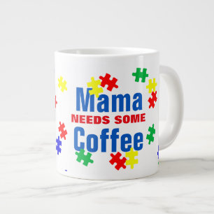 Autism Mama  - Jumbo Mug