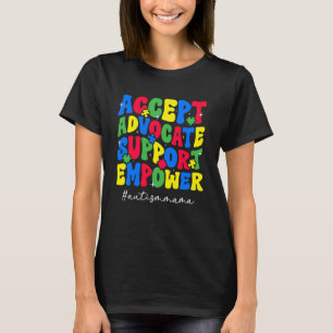 Autism Mama Proud Autism Mom Autism Warrior Mother T-Shirt