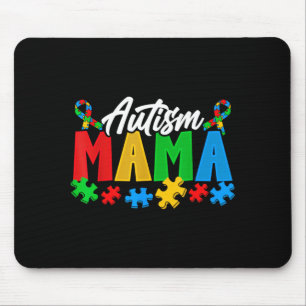 Autism Mama Proud Parent Puzzle ece Awareness Mouse Pad