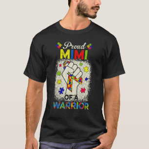 Autism Mimi Of Autism Awareness Warrior Support Au T-Shirt