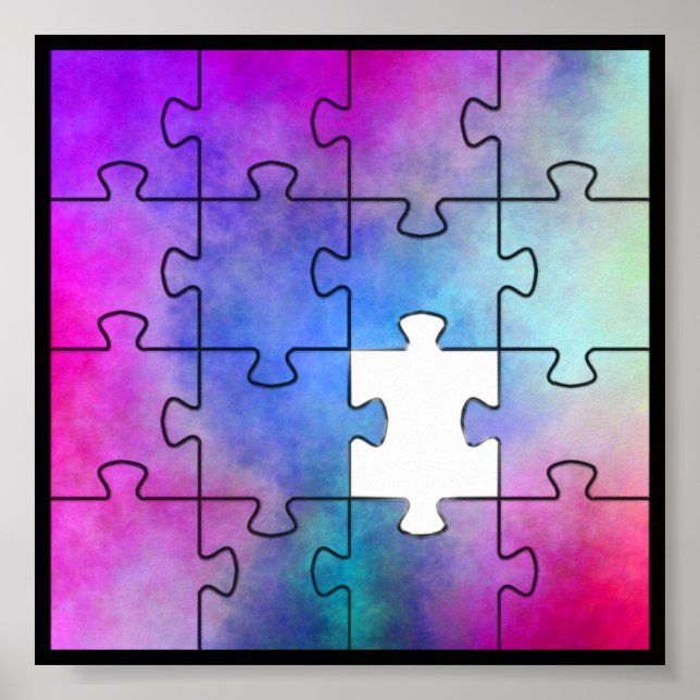 Autism Missing Piece Poster (Front)