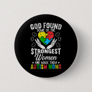 Autism Mom Asd Awareness Autism Spectrum Disorder 2 Inch Round Button