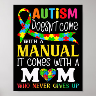 Autism Mom Autism Awareness 2025 Doesn't Come With Poster