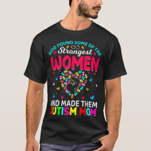 Autism Mom Autism Awareness Warriors Mama Motivati T-Shirt