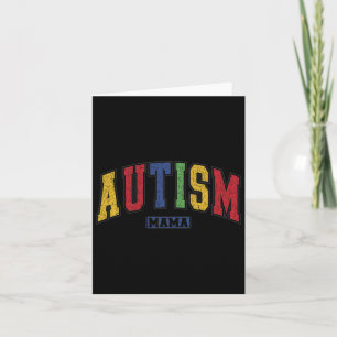 Autism Mom Autistic Mama Support Awareness Card