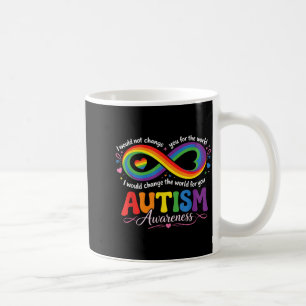 Autism Mom Awareness Rainbow Infinity Coffee Mug