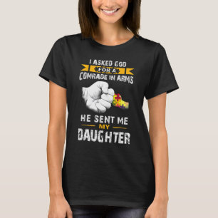 Autism Mom Dad Daughter Autism Awareness Men Women T-Shirt