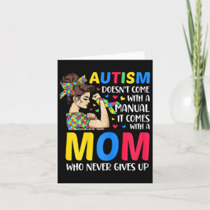 Autism Mom Doesn't Come With A Manual Autism Mom G Card