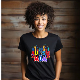 Autism Mom- Hands-Puzzle T-Shirt