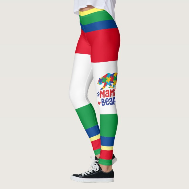 Autism Mom - Leggings (Gauche)