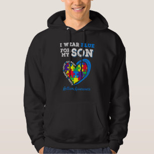 Autism Mom Life Messy Bun Sunglasses Bandana Mothe Hoodie