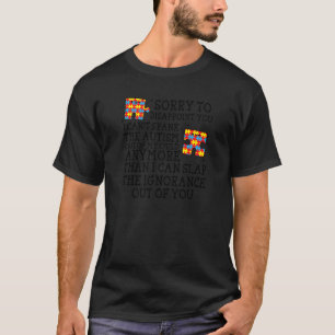Autism Mom Mother Mama Can't Spank Autism Puzzle P T-Shirt