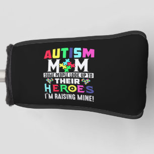 Autism Mom My Son Is Hero Autism Awareness Costume Golf Head Cover