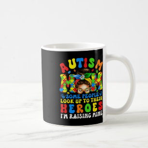 Autism Mom Raising Hero Groovy Autism Awareness Me Coffee Mug