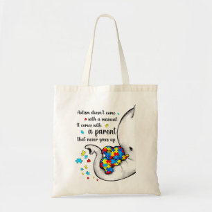 Autism Mom Shirt Women Autism Awareness Shirts Mom Tote Bag