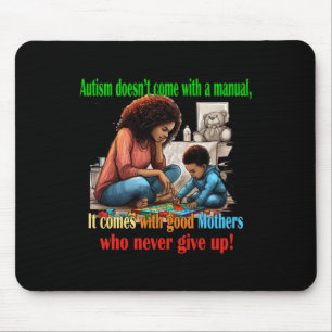 Autism Mom Sticker Mouse Pad