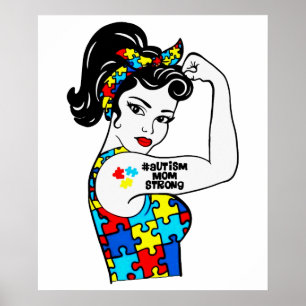 autism mom stron poster